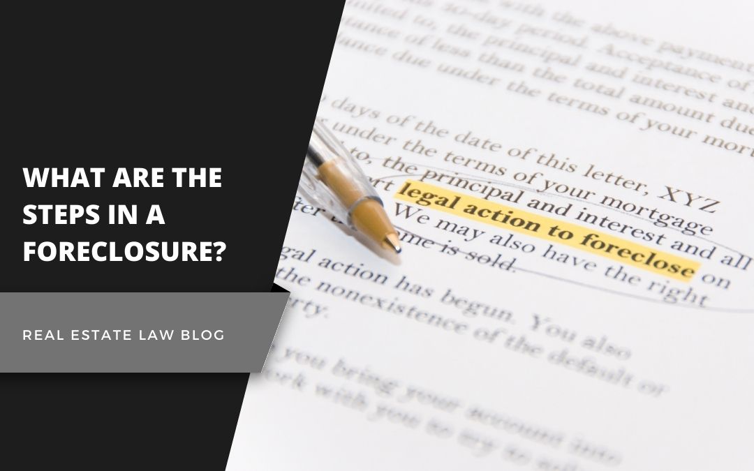 What Are The Steps in a Foreclosure?